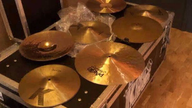 Cymbals im Studio
